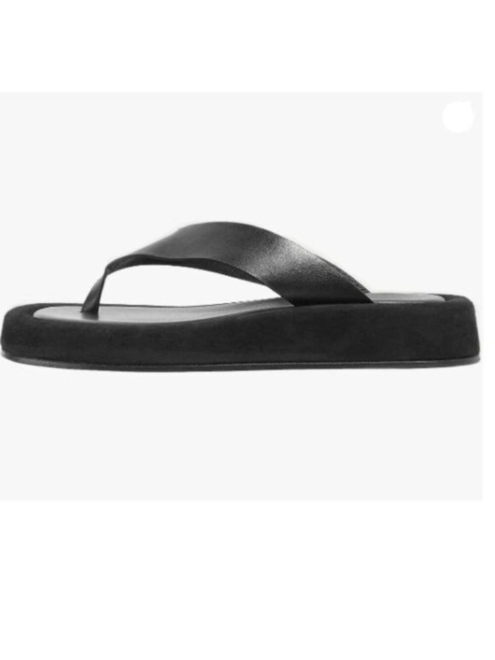 FOWT Women Round Toe Flip Flops Wedge Low Heel Mule Slippers Shoes Black